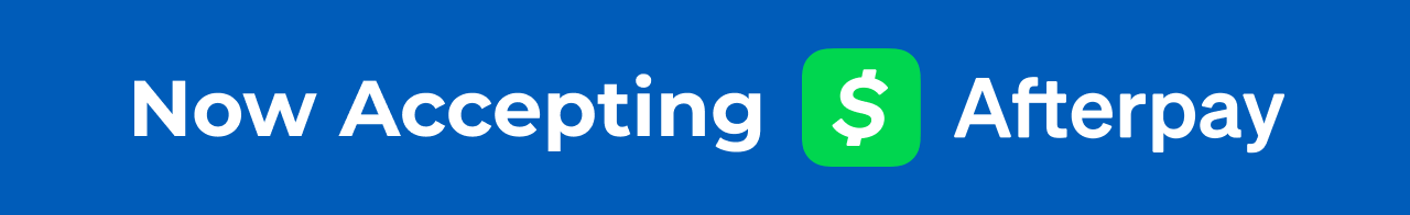 We now accept afterpay